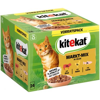 Kitekat v omáčce Mix menu 48 x 85 g – Zboží Mobilmania