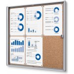 A-Z Reklama CZ Scritto Economy informační vitrína interiérová s korkovou stěnou SCXSC 6 x A4 – Sleviste.cz