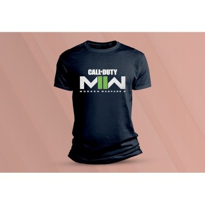 Sandratex dětské bavlněné tričko Call of Duty Modern Warfare 2. tmavě šedá