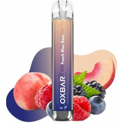 OXBAR C800 PEACH BLUE RAZZ 16 mg 800 potáhnutí – Hledejceny.cz