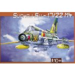 Směr plastikový model letadla ke slepení Suchoj SU-17-22 M4 slepovací stavebnice letadlo 1:48 – Zboží Mobilmania