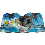 TWISTED WHISKERS Sluneční clona 130x60cm "úsměv kočky" – Sleviste.cz