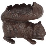 Esschert Design Krmítko veverka "Wild on Wildlife" 15 x 12 x 13 cm litina – Hledejceny.cz
