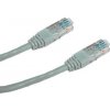 síťový kabel Datacom 1529 Patch kabel UTP, CAT5E, křížený 2m, šedý