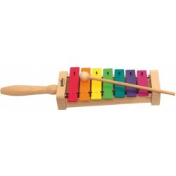 Goldon diatonický metalofon v barvách Boomwhackers 7 kamenů