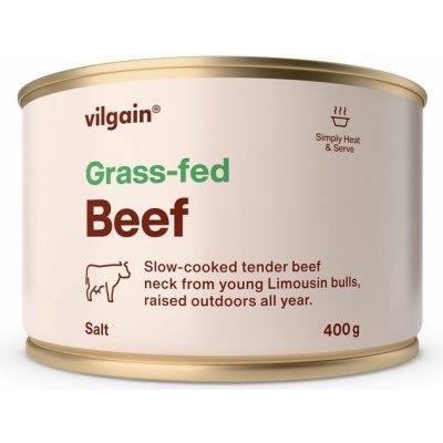 Vilgain Grass Fed Beef 3 x 400 g – Hledejceny.cz