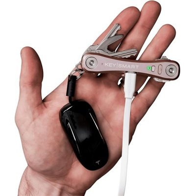 KeySmart Pro Organizér Klíčů s Tile Růžová