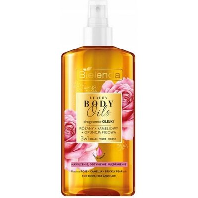 Bielenda Luxury Body Oils Olej 3v1 na tělo obličej vlasy - Růžový – Sleviste.cz