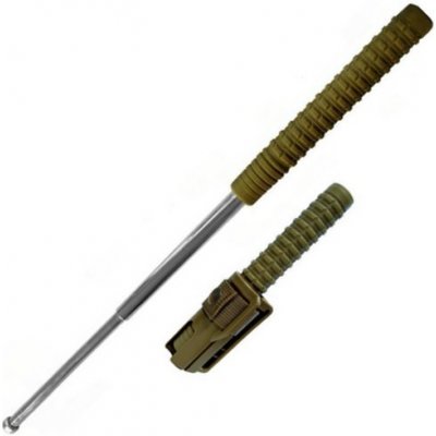 ESP Obušek teleskopický 53cm 21" kalený s pouzdrem BH 54 ZELENÝ STŘÍBRNÝ – Zboží Mobilmania