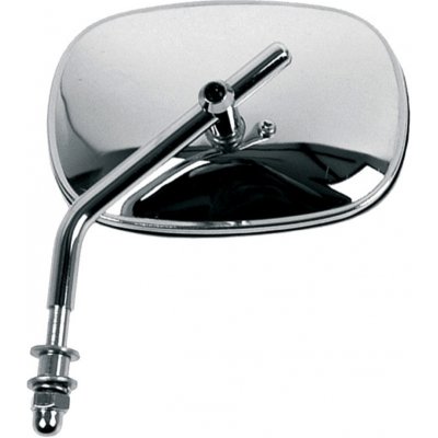 Zpětné zrcátko chromové (závit pravý M8), Q-TECH (chrom), L=P | Zboží Auto