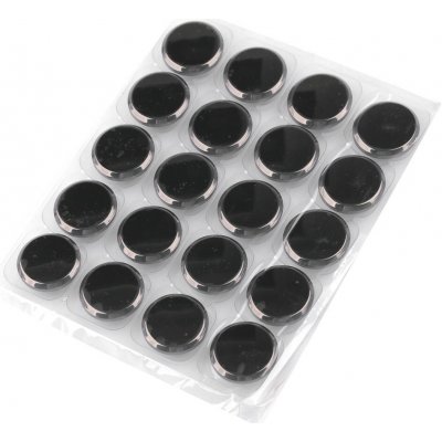 Kovový knoflík velikost 40" Varianta: 3 nikl černý lesk, Balení: 20 ks – Zboží Dáma