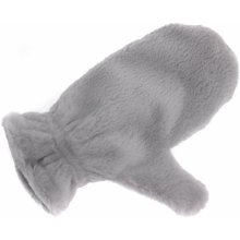 Splus Kožešinová masážní rukavice z králičí kožešiny MAR6 šedá