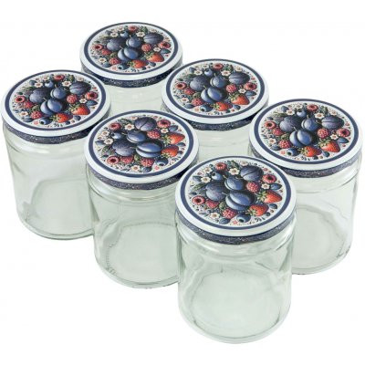 Můjrendlík Zavařovací sklenice s víčkem TWIST 540ml x 6ks – Sleviste.cz
