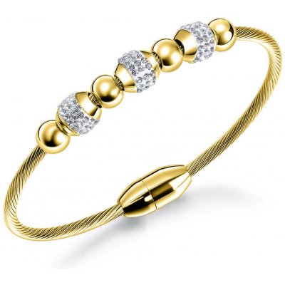 Mabell dámský náramek z chirurgické oceli FLOREE CZ221GH923-CC45 – Hledejceny.cz