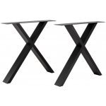 CITYLINE Stolová noha Stockholm, 780 × 130 × 720 mm, černá, 2 ks 50101.1277.04010 – Zboží Mobilmania