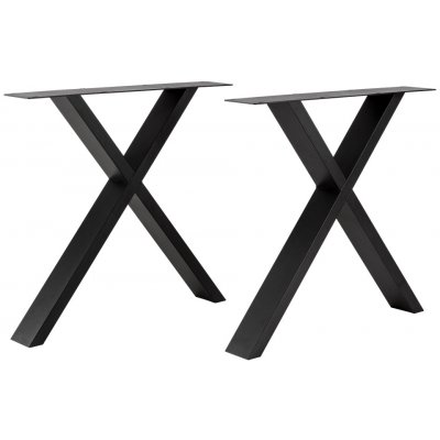 CITYLINE Stolová noha Stockholm, 780 × 130 × 720 mm, černá, 2 ks 50101.1277.04010 – Zboží Mobilmania