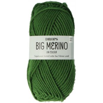 Drops Big Merino UNI 14 zelená