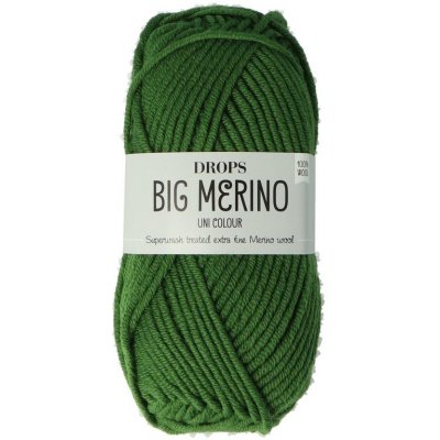 Drops Big Merino UNI 14 zelená