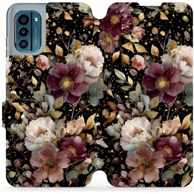 Mobiwear - Nokia G21 / Nokia G11 - V169S Zlatavé kvítky – Sleviste.cz