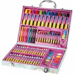 crelando Dětský malířský kufřík 76dílný duha – Sleviste.cz