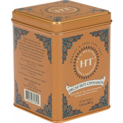 Harney & Sons Bezkofeinový Hot Cinnamon Spice 20 hedvábných sáčků