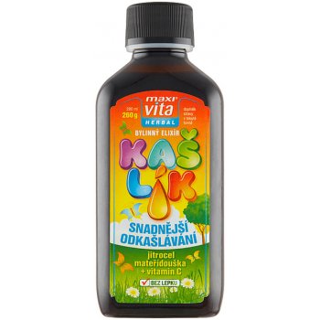 MaxiVita Herbal Bylinný sirup Kašlík 200 ml