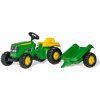 Šlapadlo Rolly Toys šlapací traktor John Deere s přívěsem R01219