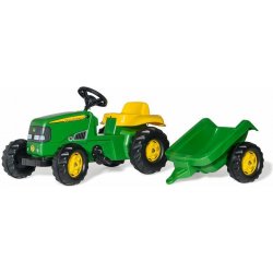 Rolly Toys šlapací traktor John Deere s přívěsem R01219
