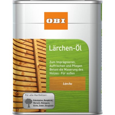 OBI Olej na tvrdé dřevo 0,75 l modřín