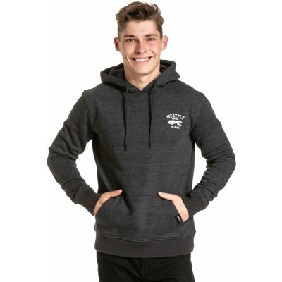 Meatfly mikina Leader Of The Pack Hoodie Charcoal Heather