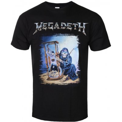Rock off tričko metal Megadeth Countdown Hourglass černá – Zbozi.Blesk.cz
