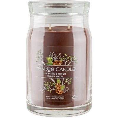 Yankee Candle Signature Praline & Birch 567 g – Zbozi.Blesk.cz