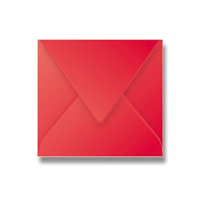 Obálka Clairefontaine, 165 x 165 mm, červená, 20 ks – Zboží Živě