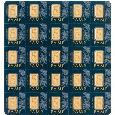 PAMP zlatý slitek Multigram 25 x 1 g – Zboží Mobilmania