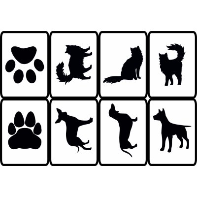 Artemiss Sada šablonek Mazlíčci v akci 509 F 8ks 6,5x9cm – Zboží Dáma