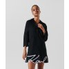 Plážová tunika Karl Lagerfeld KARL DNA SIGNATURE BEACH DRESS černé