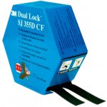 SJ 355DCF, 3M Dual Lock opakovaně uzavíratelný spojovací materiál, černý, šíře 25 mm, balení 2 x 5m – Hledejceny.cz