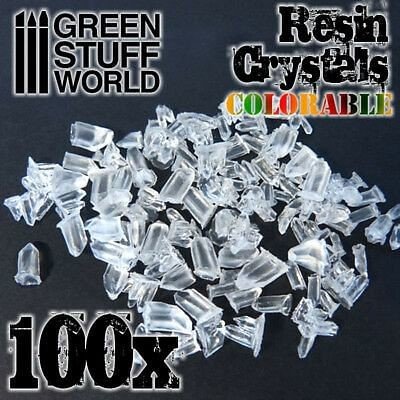 Dekorace Green Stuff World: Průhledné krystaly – Zboží Živě