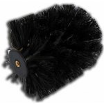 Novaservis Metalia 11 WC kartáč šroubovací chrom/černá 0133,SP05 – Zboží Dáma