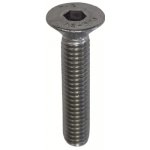 Šroub zapuštěná hlava na imbus M6 délka: 70mm celý závit – Hledejceny.cz