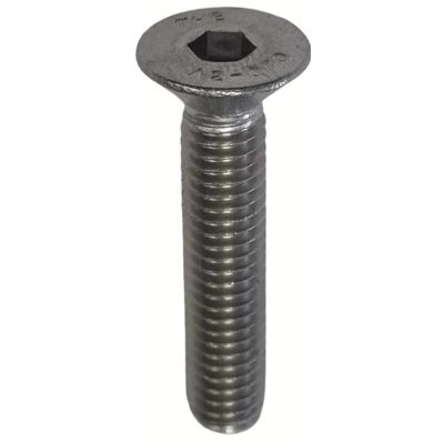 Šroub zapuštěná hlava na imbus M6 délka: 70mm celý závit – Hledejceny.cz