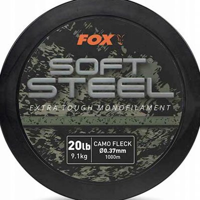 Fox Soft Steel Fleck Camo Mono 1000m 0,37mm 9,1kg – Hledejceny.cz