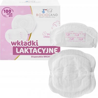 Bocioland Jednorázové vložky do podprsenky 100 ks v balení – Zboží Dáma