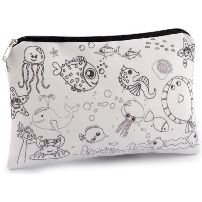 Stoklasa Textilní pouzdro se zipem k domalování 13x22 cm Doprava – Zboží Mobilmania
