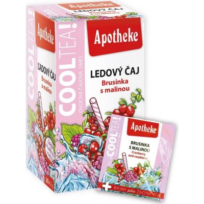 Apotheke Čaj COOL brusinka s malinou 20 x 2 g – Zbozi.Blesk.cz