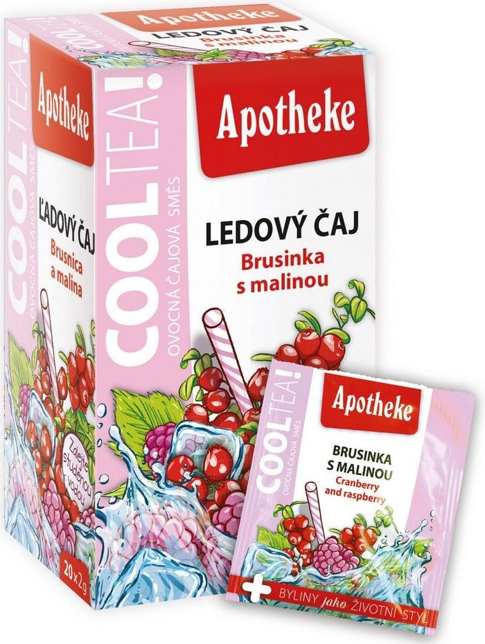 Apotheke Čaj COOL brusinka s malinou 20 x 2 g