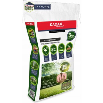 KADAX travní osivo, 200 m2, travní osivo, univerzální trávník, travní směs, travní osivo, semena