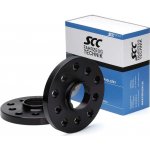 Rozšiřovací podložky SCC 15mm 5/112*5/100 - 57,1 mm, 12119W černé elox | Zboží Auto