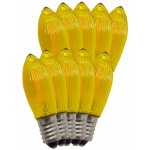 ElektroSkalka LED žárovky 14V až 55V/0,3W E-10 Filament 10ks svíčky žluté (1ks) – Hledejceny.cz