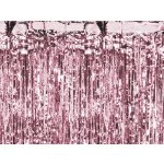 PartyDeco Párty závěs růžově zlatý 90 x 250 cm – Hledejceny.cz